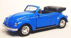 miniatura VW Volkswagen Fusca conversível GAM0991 - azul