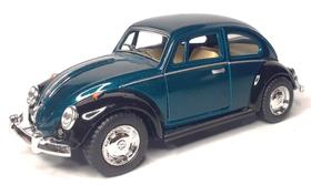 miniatura VW Volkswagen Fusca GAM0535 - verde e preto