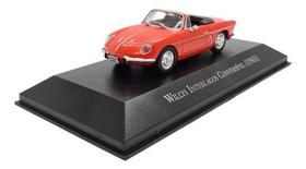 Miniatura Willys Interlagos Conversível 1963 Vermelho 1:43
