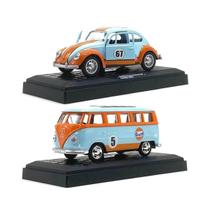 Miniaturas California Action Volkswagen Fusca e Kombi Gulf Miniaturas California Action Volkswagen Fusca e Kombi Gulf