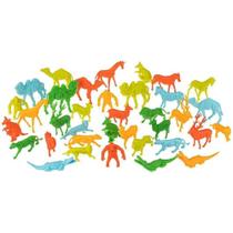 Miniaturas Colecionáveis Zoológico 36 Peças Animais Gulliver Miniaturas Colecionáveis Zoológico 36 Peças Animais Gulliver