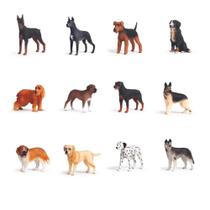 Miniaturas de 12 Cães de Raça Sortidos