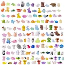 Miniaturas de Animais jrootouh, 140 Peças, Decoração em Resina Miniaturas de Animais jrootouh, 140 Peças, Decoração em Resina