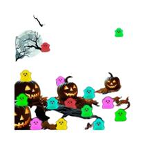 Miniaturas De Fantasmas De Resina Que Brilham No Escuro Para Halloween, Estátuas Miniaturas Fofas,