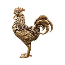 Miniaturas De Galo E Galinha Em Cobre, Estátuas Pequenas Em Latão Sólido, Artesanato Para Mesa De Miniaturas De Galo E Galinha Em Cobre, Estátuas Pequenas Em Latão Sólido, Artesanato Para Mesa De