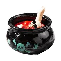 Miniaturas De Resina De Halloween: Fantasma, Caveira E Lápide Para Decoração De Casa De Bonecas E