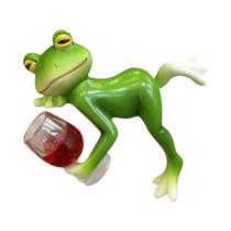 Miniaturas De Sapo Em Resina: Estátuas Decorativas Para Vasos Suspensos Sentado, Deitado Ou Em Pé