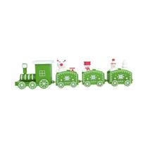 Miniaturas De Trem De Natal Em 4 Cores, Brinquedos Plásticos Para Crianças, Decorações De Feriado E Miniaturas De Trem De Natal Em 4 Cores, Brinquedos Plásticos Para Crianças, Decorações De Feriado E