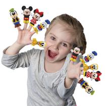 Miniaturas Disney Dedoches Turma Do Mickey Lider Brinquedos - Líder Brinquedos