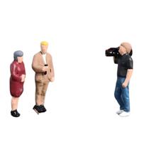 Miniaturas Figuras Repórter 3 peças 1:87 HO Dio Studios 87302