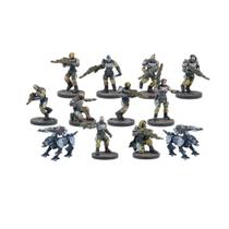 Miniaturas Mantic Enforcer Pathfinders Squad x12 multicoloridas