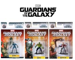 Miniaturas Marvel Metalfigs Guardiões da Galáxia 3 Unidades