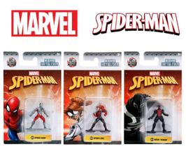 Miniaturas Marvel Metalfigs SpiderMan Aranhaverso 3 Unidades