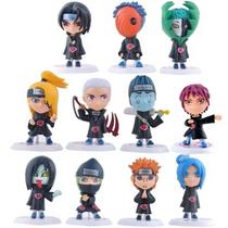 Miniaturas Naruto Action Figure Coleção 12 Personagens