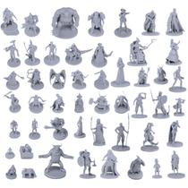 Miniaturas para RPG - Set Path Gaming com Heróis e Monstros (50 peças)