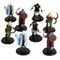 Miniaturas Pintadas Fantasy Bandit - Conjunto com 8 Bonecos para D&D e Pathfinder