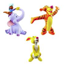 Miniaturas Tigrão Abel e Elefalante Turma do Pooh Disney - Start