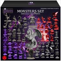 Miniaturas Wildspire Fantasy Monsters of Sol'an - Conjunto 28mm para DND