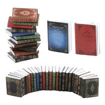 Miniatures Dollhouse Books, escala 1:12, 48 peças, decoração de Natal Miniatures Dollhouse Books, escala 1:12, 48 peças, decoração de Natal