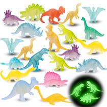 Minibonecos de Dinossauro que Brilham no Escuro - Kit com 48 Peças AugToy