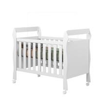MiniCama e Berço Infantil 2em1 Quarto Bebe MDF Ajustavél