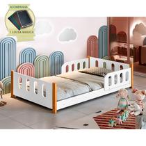 Minicama Infantil Camila Branca com Lousa Mágica Diversão e Criatividade Minicama Infantil Camila Branca com Lousa Mágica Diversão e Criatividade