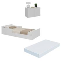 Minicama Infantil Montessoriana com Colchão e Mesa de Cabeceira 2 Portas Multimóveis MP4206 Minicama Infantil Montessoriana com Colchão e Mesa de Cabeceira 2 Portas Multimóveis MP4206
