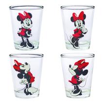 Minicóculos Silver Buffalo Disney Minnie Mouse 44 ml, pacote com 4 Minicóculos Silver Buffalo Disney Minnie Mouse 44 ml, pacote com 4