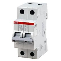 Minidisjuntor ABB SJ202T-C20 - 20A, 2 Polos, Curva C, 3kA/5kA, 400/230V
