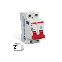 Minidisjuntor Sd62 3ka Curva C 2a 2p - Steck