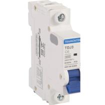 Minidisjuntor Tdj3-1C6 1P 6A 3Ka Tramontina