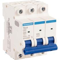 Minidisjuntor Tdj3-3C63 3P 63A 3Ka Tramontina
