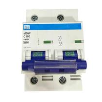Minidisjuntor termomagnetico mdw-c 100a 2 polos 230/400vca