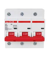 Minidisjuntor Tripolar 80 Amperes Curva C 10kA Steck Minidisjuntor Tripolar 80 Amperes Curva C 10kA Steck