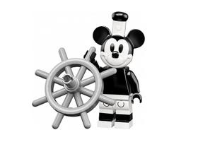 Minifig Lego Disney Series 2 Vintage Mickey Mouse de 5 cm com capa