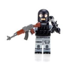 Minifigura Battle Brick Mercenary Soldier Genuína LEGO