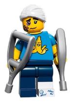 Minifigura colecionável de brinquedo LEGO Series 15 Clumsy Guy 71011 Minifigura colecionável de brinquedo LEGO Series 15 Clumsy Guy 71011