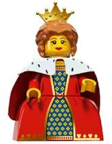 Minifigura colecionável LEGO Série 15 Queen Minifig 71011 Minifigura colecionável LEGO Série 15 Queen Minifig 71011