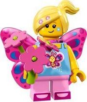 Minifigura Colecionável LEGO Série 17 - Garota Borboleta