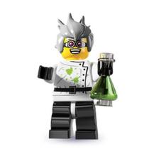 Minifigura colecionável LEGO Série 4 Crazy Mad Scientist