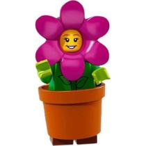 Minifigura de festa colecionável LEGO Series 18 - Flower Pot Girl (71021)