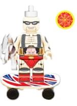 Minifigura Krang Vilão Das Tartarugas Ninja Blocos De Montar