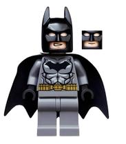 Minifigura LEGO DC Comics Super Heroes Batman cinza escuro Minifigura LEGO DC Comics Super Heroes Batman cinza escuro