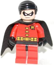 Minifigura LEGO DC Comics Super Heroes Batman Robin (vermelha) Minifigura LEGO DC Comics Super Heroes Batman Robin (vermelha)