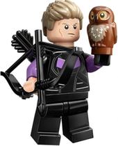 Minifigura LEGO Marvel Series 2 - Hawkeye com Capa Roxa (5cm)