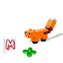 Minifigura LEGO Minecraft Fox Animal com tela lateral Minifigura LEGO Minecraft Fox Animal com tela lateral