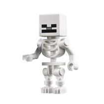 Minifigura LEGO Minecraft Skeleton com 4 cm de altura