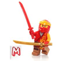 Minifigura LEGO NINJAGO Core Kai com espadas duplas 71765 2022
