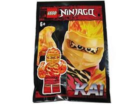 Minifigura Lego Ninjago Kai FS Spinjitzu Slam com 2 explosões Minifigura Lego Ninjago Kai FS Spinjitzu Slam com 2 explosões