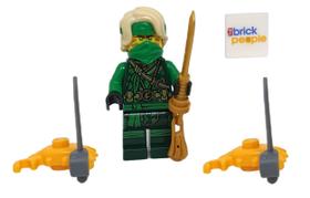 Minifigura LEGO Ninjago Lloyd The Island com cabelo e bandana